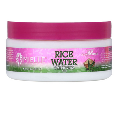Mielle Rice Water & Aloe Vera Deep Conditioner – 8 oz - ANNS BEAUTY SUPPLY